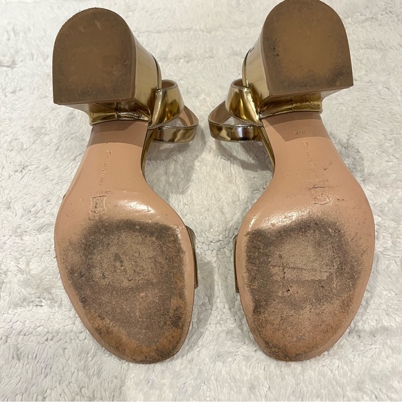 Gianvito Rossi gold sandal size 6.5 - Picture 4 of 4